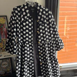 Halogen x Atlantic Pacific Heart Coat Size M